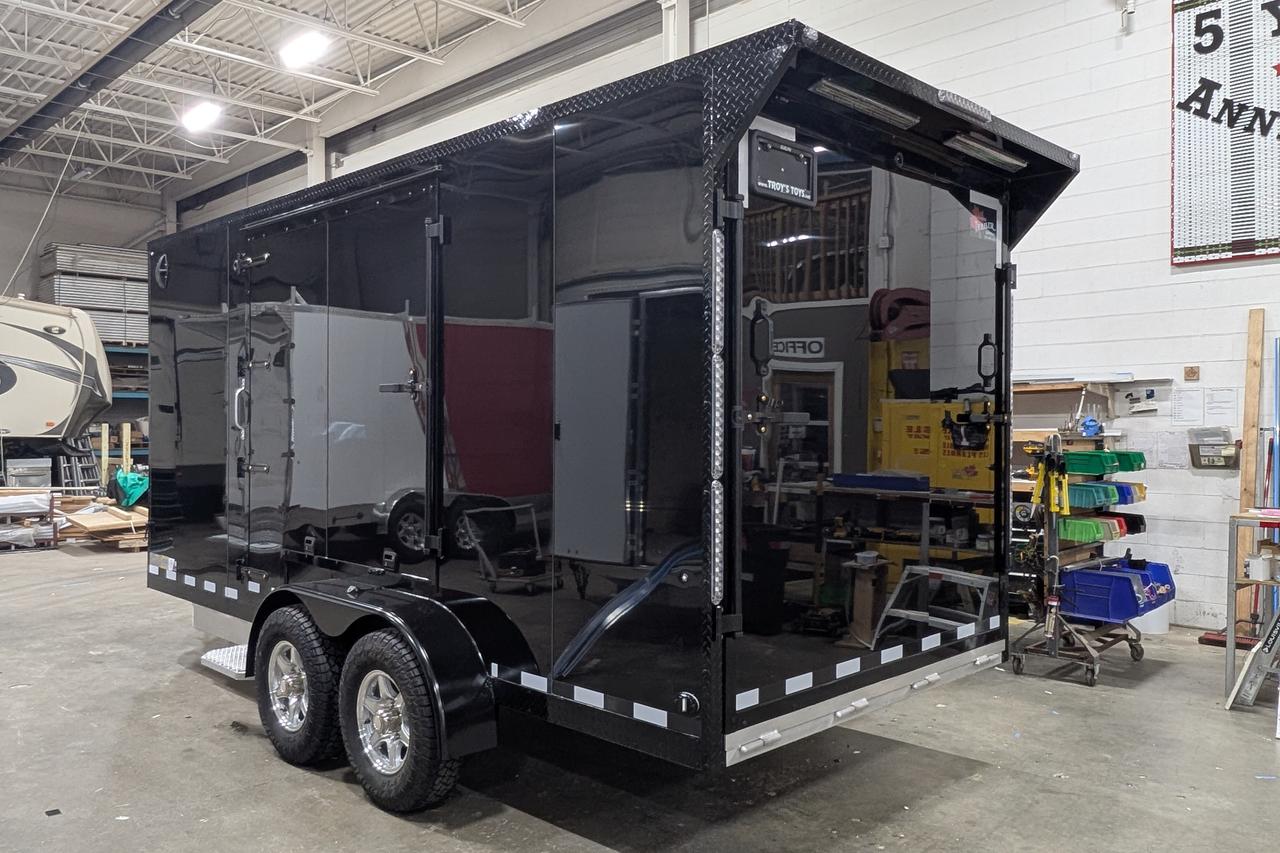 2026 Canadian Trailer Company 7x16 V-Nose Cargo Trailer Aluminum Tandem Axle Photo11