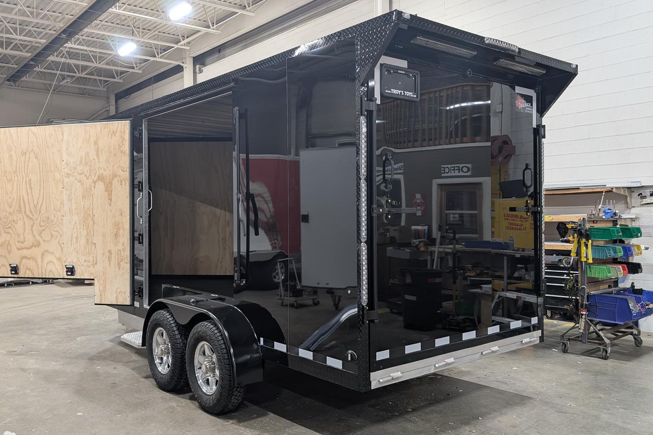 2026 Canadian Trailer Company 7x16 V-Nose Cargo Trailer Aluminum Tandem Axle Photo13