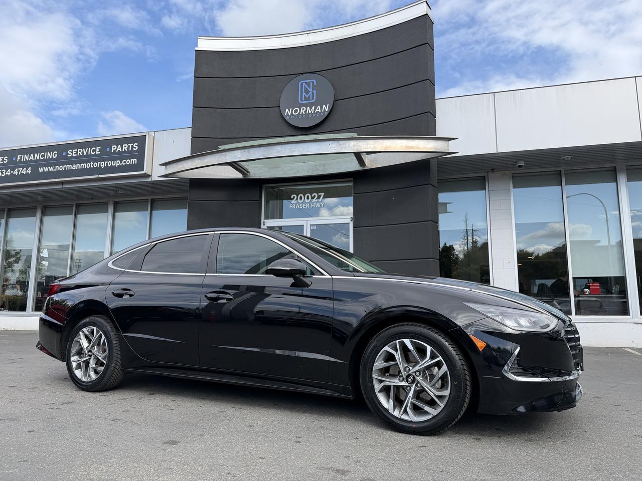 Black 2021 Hyundai Sonata Sedan Automatic