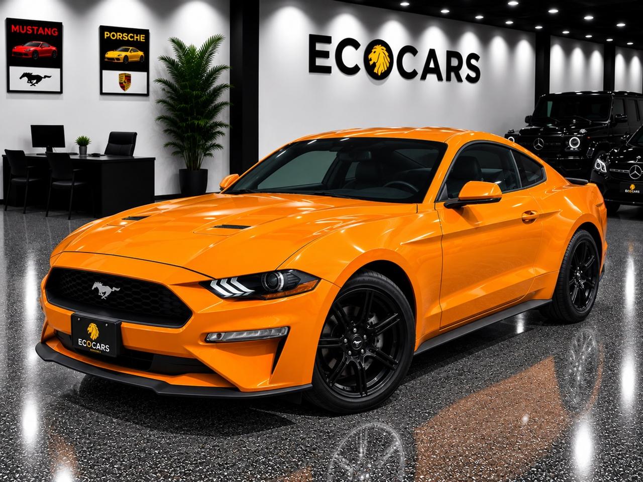 2019 Ford Mustang EcoBoost|Clean Carfax|Apple CarPlay Photo0