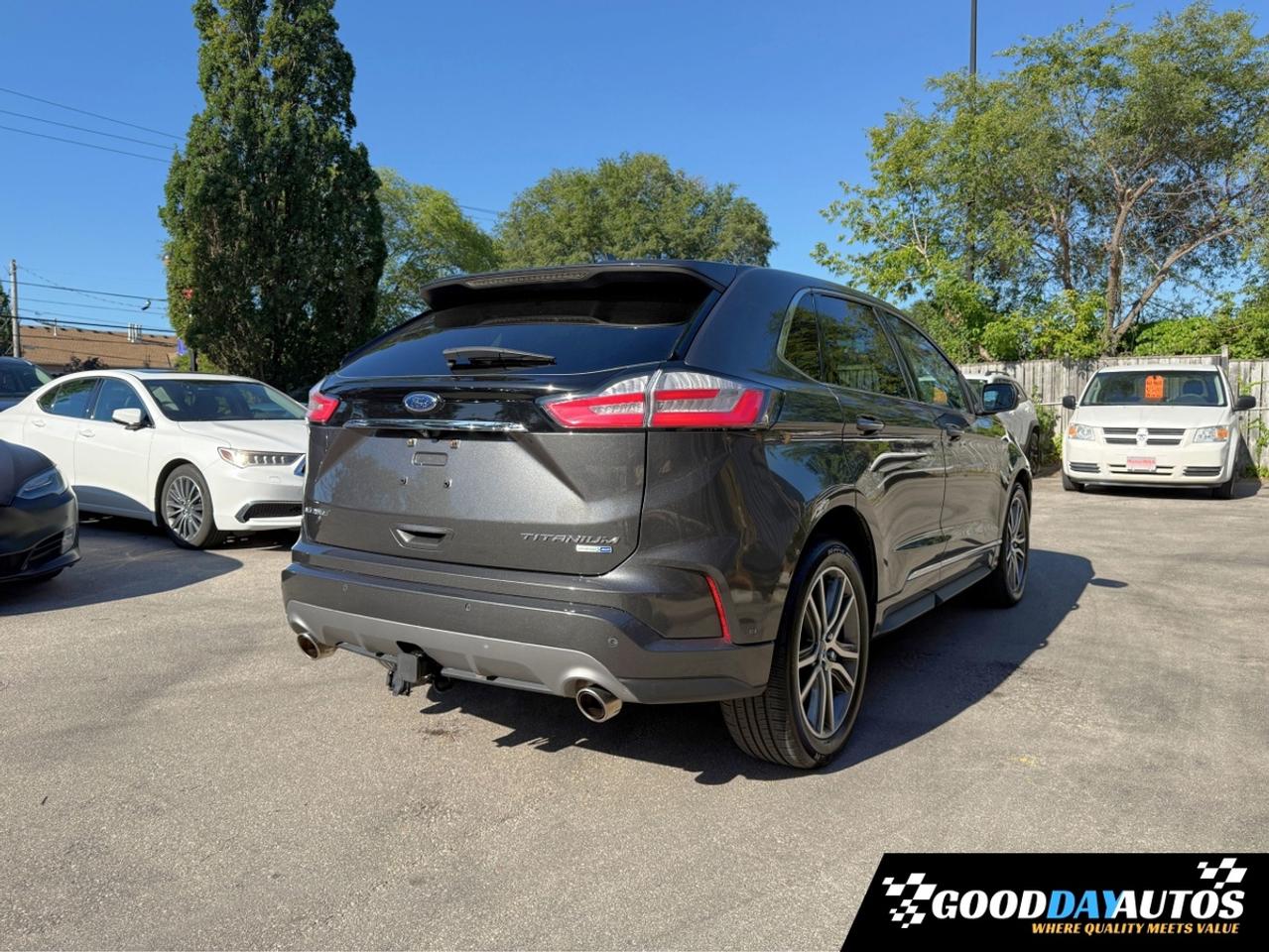 2019 Ford Edge Titanium ONE OWNER CLEAN CARFAX 15 SERVICE RECORDS Photo