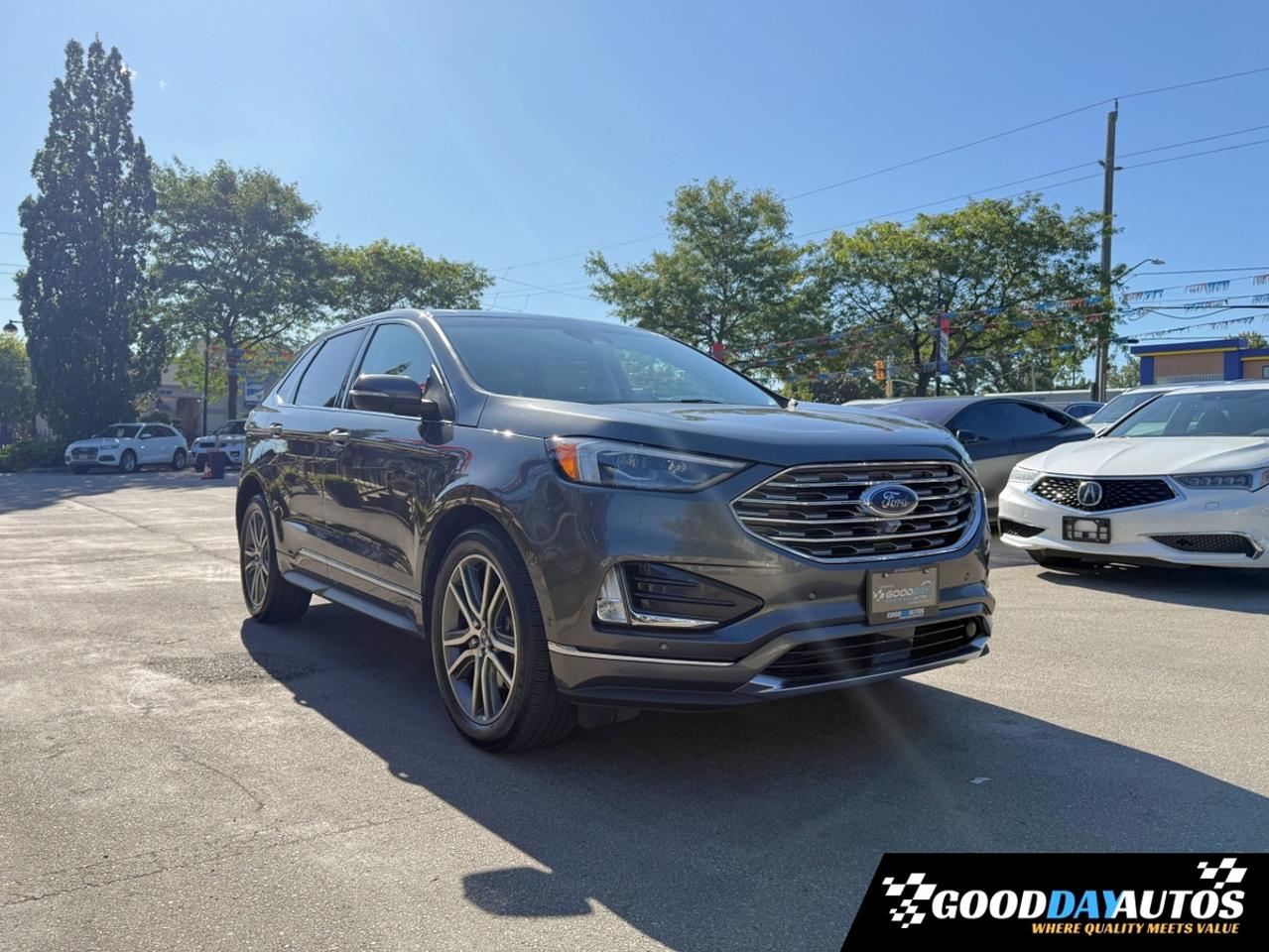 2019 Ford Edge Titanium ONE OWNER CLEAN CARFAX 15 SERVICE RECORDS Photo