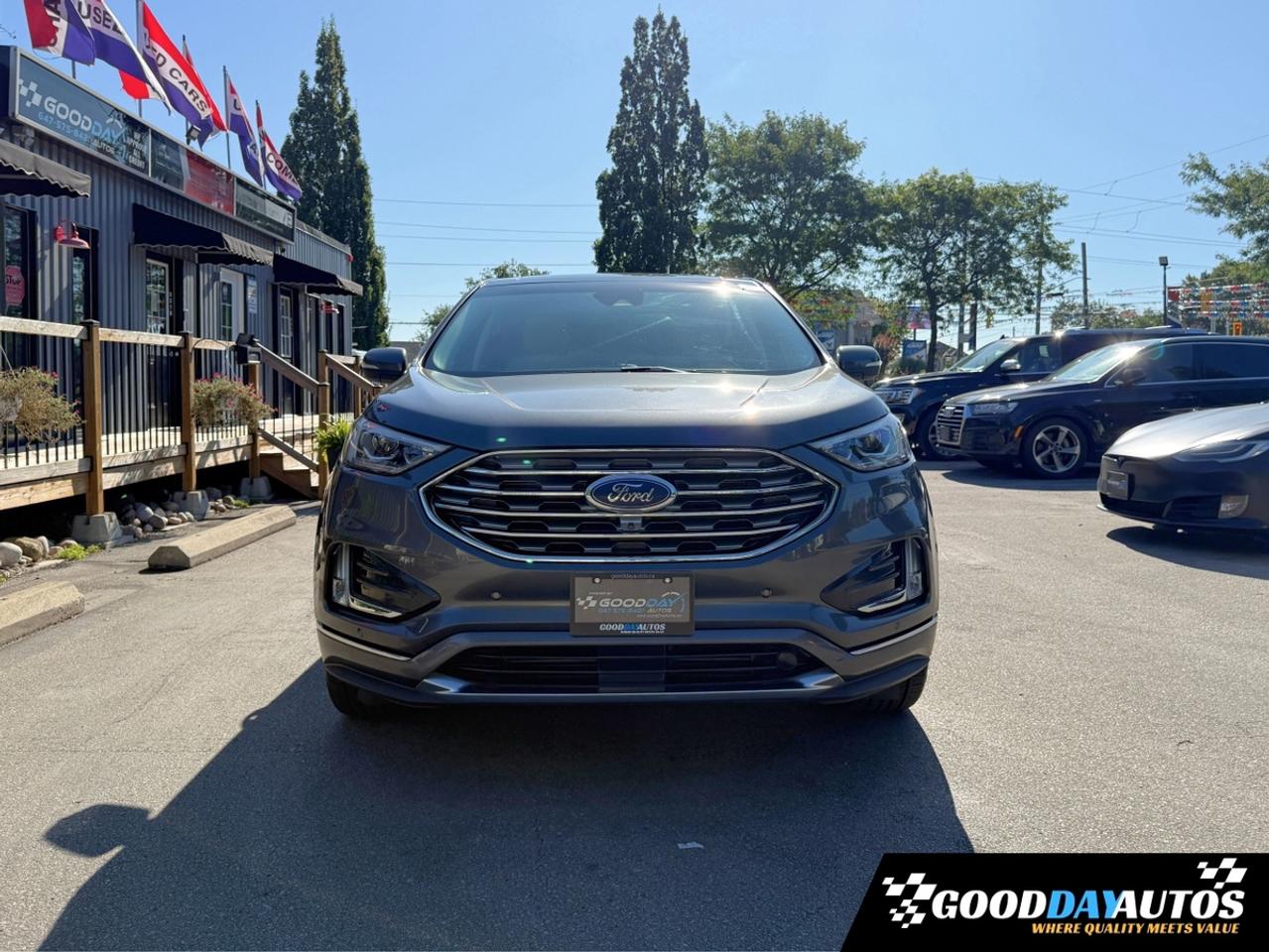 2019 Ford Edge Titanium ONE OWNER CLEAN CARFAX 15 SERVICE RECORDS Photo