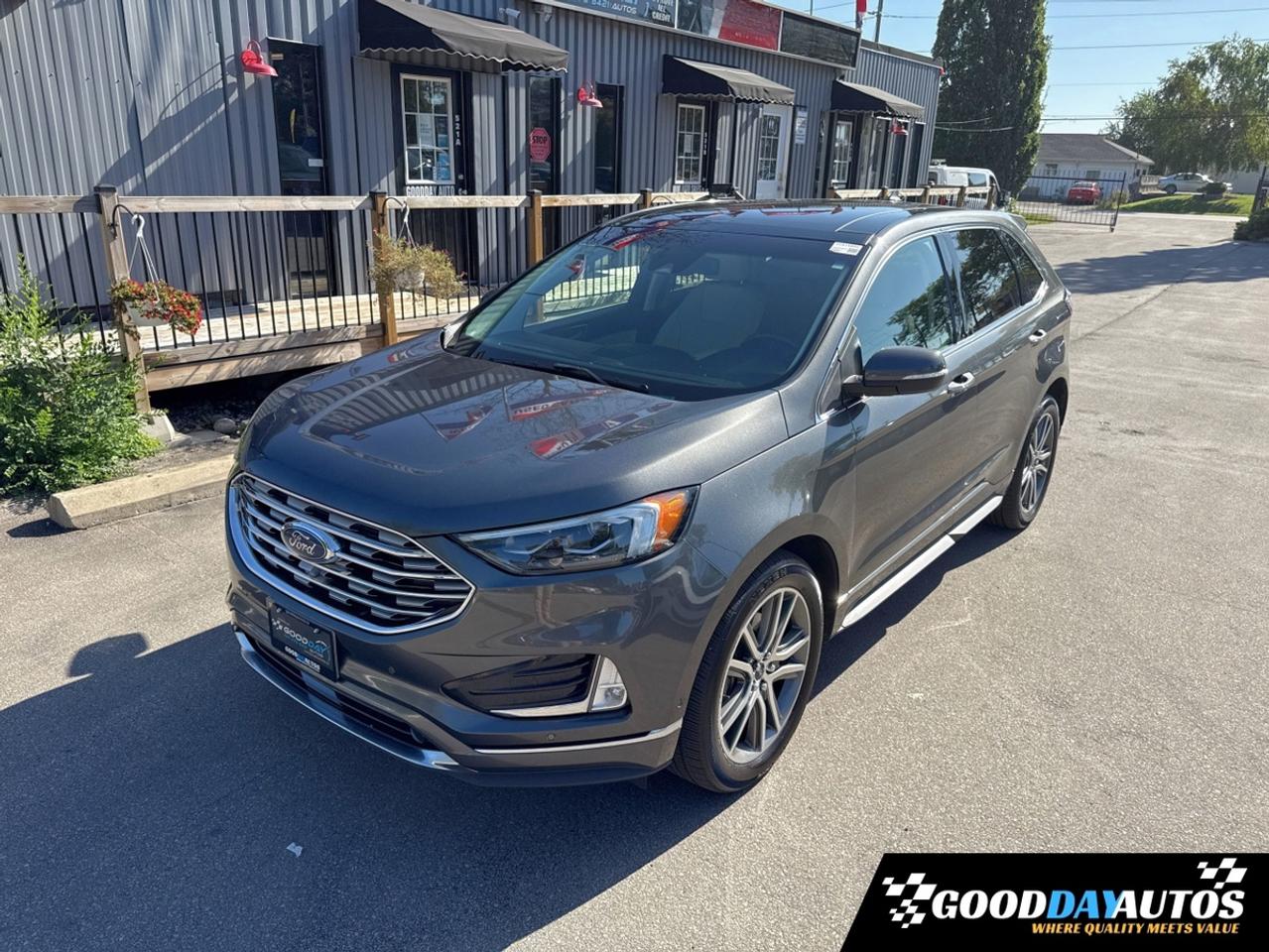 2019 Ford Edge Titanium ONE OWNER CLEAN CARFAX 15 SERVICE RECORDS Photo