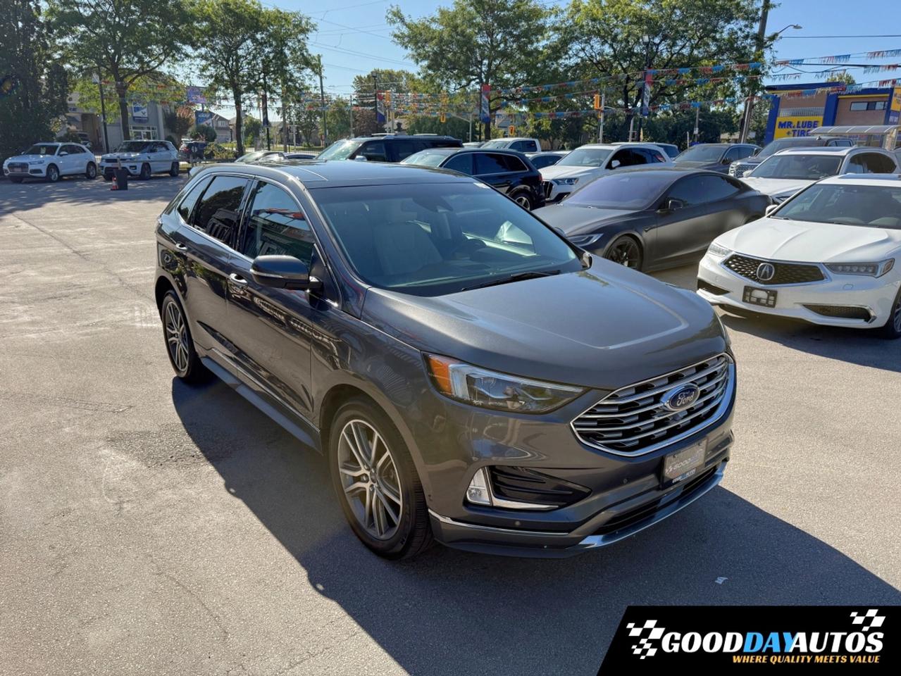 2019 Ford Edge Titanium ONE OWNER CLEAN CARFAX 15 SERVICE RECORDS Photo