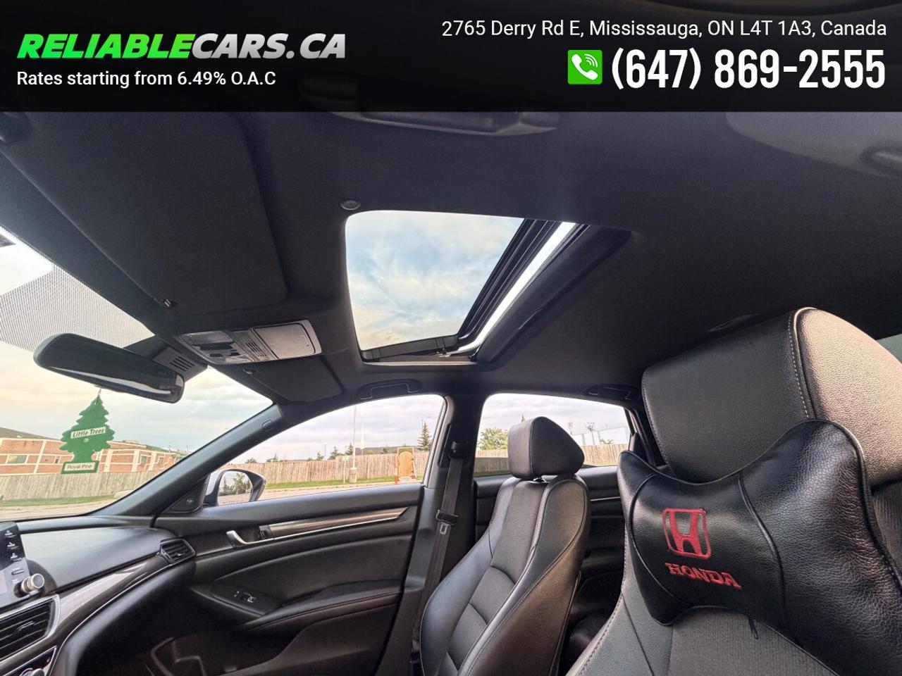 2019 Honda Accord SPORT | No-Accident | Sunroof | Leather Mix | Load Photo