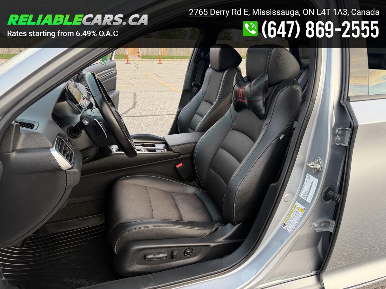 2019 Honda Accord SPORT | No-Accident | Sunroof | Leather Mix | Load Photo5