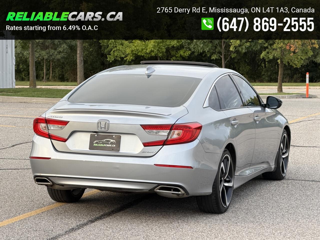 2019 Honda Accord SPORT | No-Accident | Sunroof | Leather Mix | Load Photo