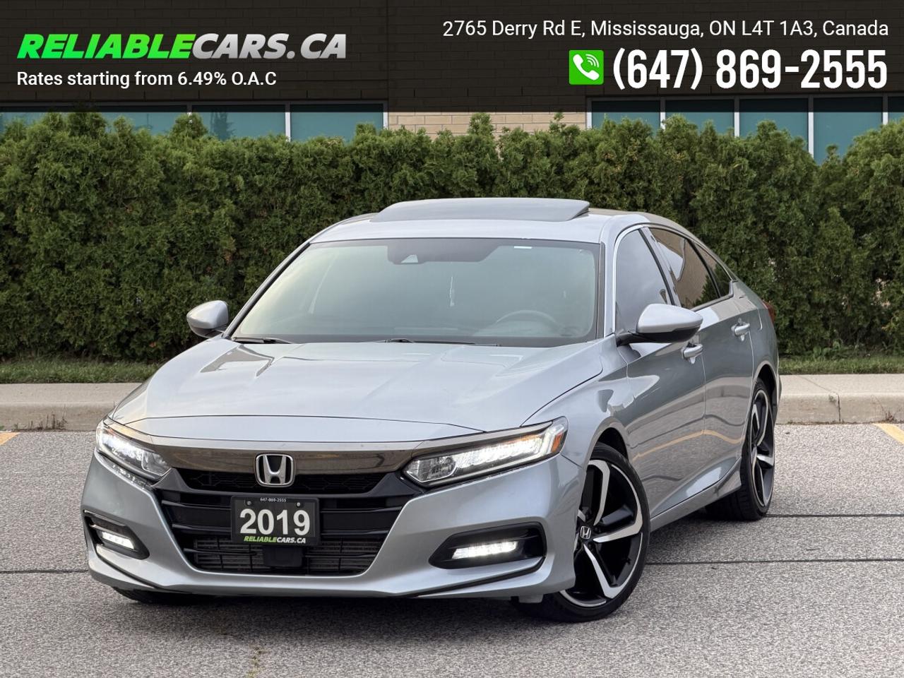 2019 Honda Accord SPORT | No-Accident | Sunroof | Leather Mix | Load Photo