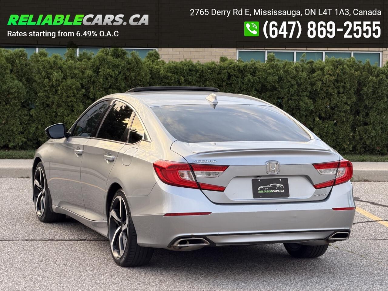 2019 Honda Accord SPORT | No-Accident | Sunroof | Leather Mix | Load Photo