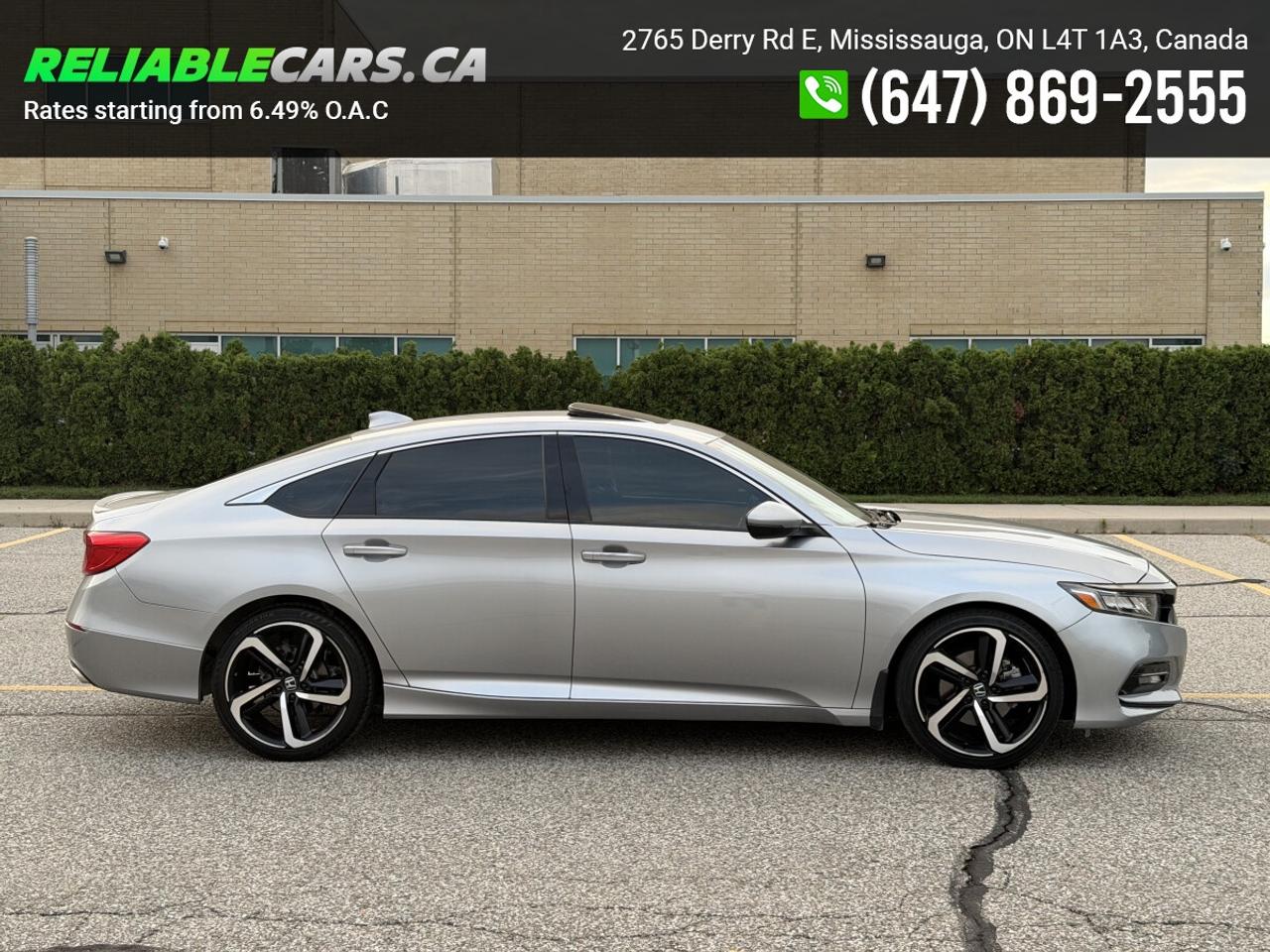 2019 Honda Accord SPORT | No-Accident | Sunroof | Leather Mix | Load Photo