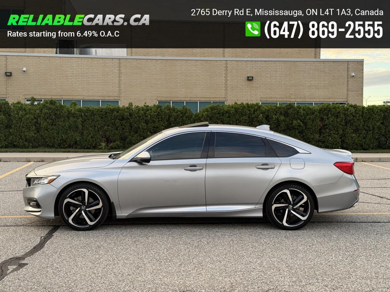2019 Honda Accord SPORT | No-Accident | Sunroof | Leather Mix | Load Photo