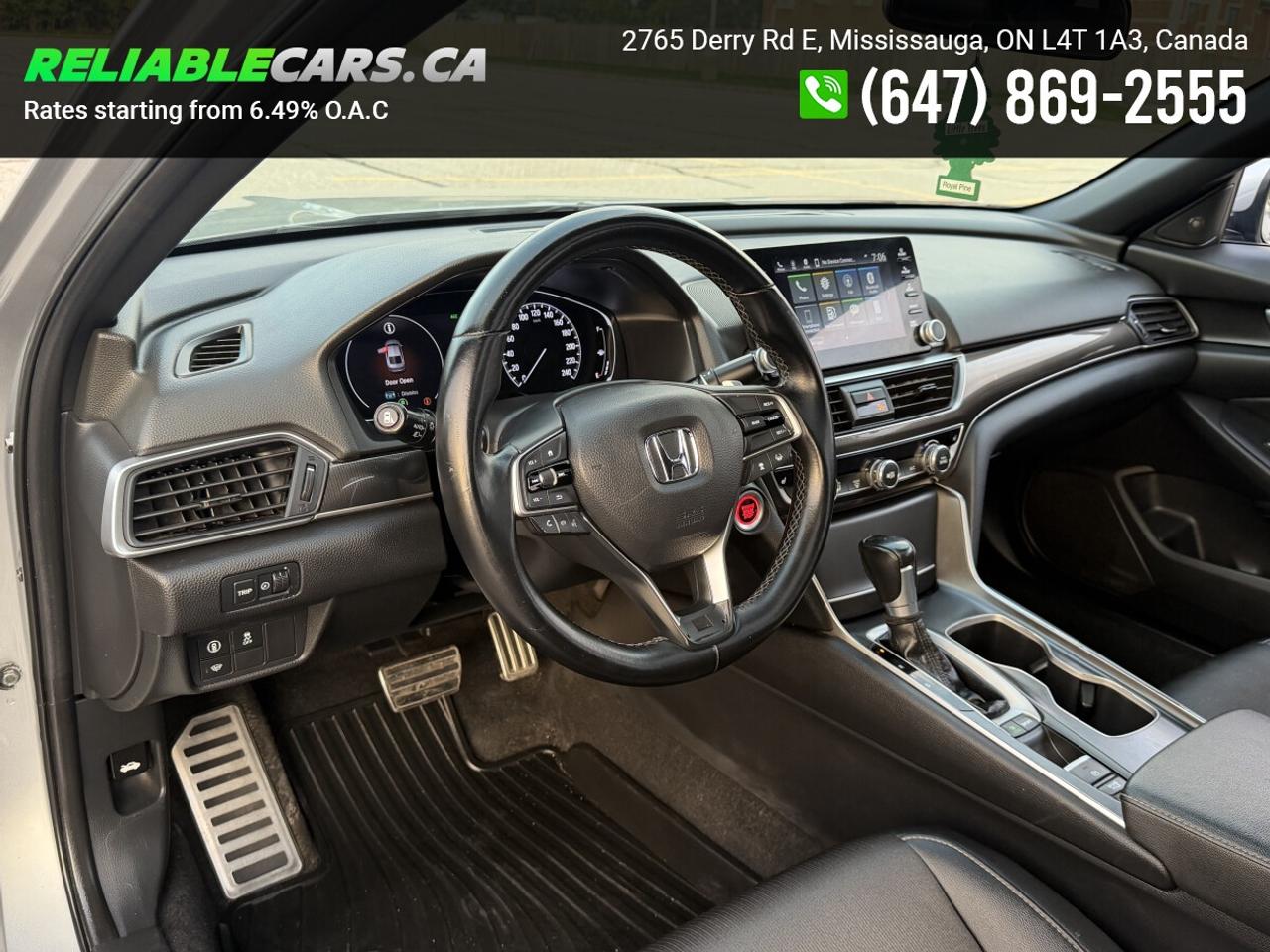 2019 Honda Accord SPORT | No-Accident | Sunroof | Leather Mix | Load Photo