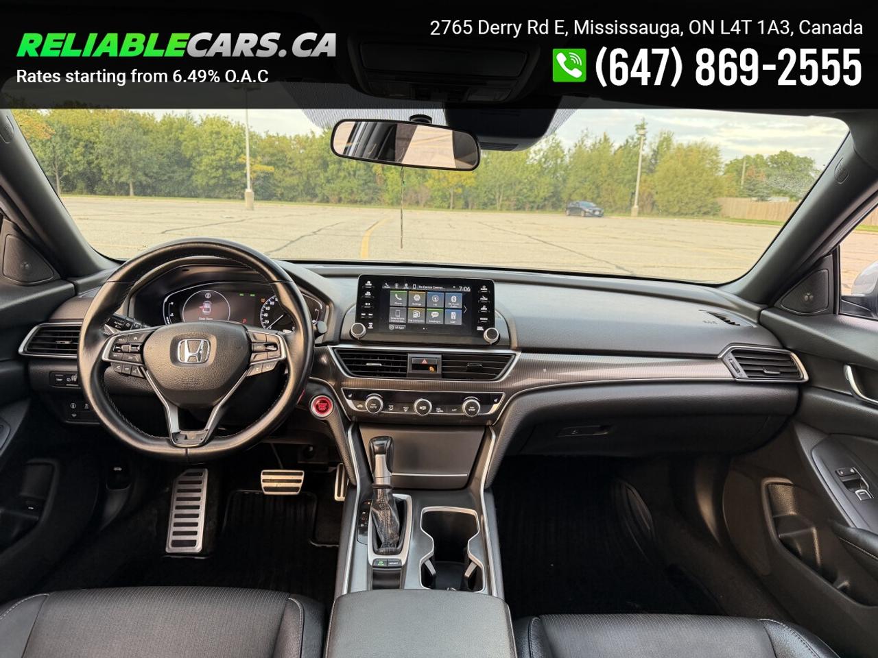 2019 Honda Accord SPORT | No-Accident | Sunroof | Leather Mix | Load Photo
