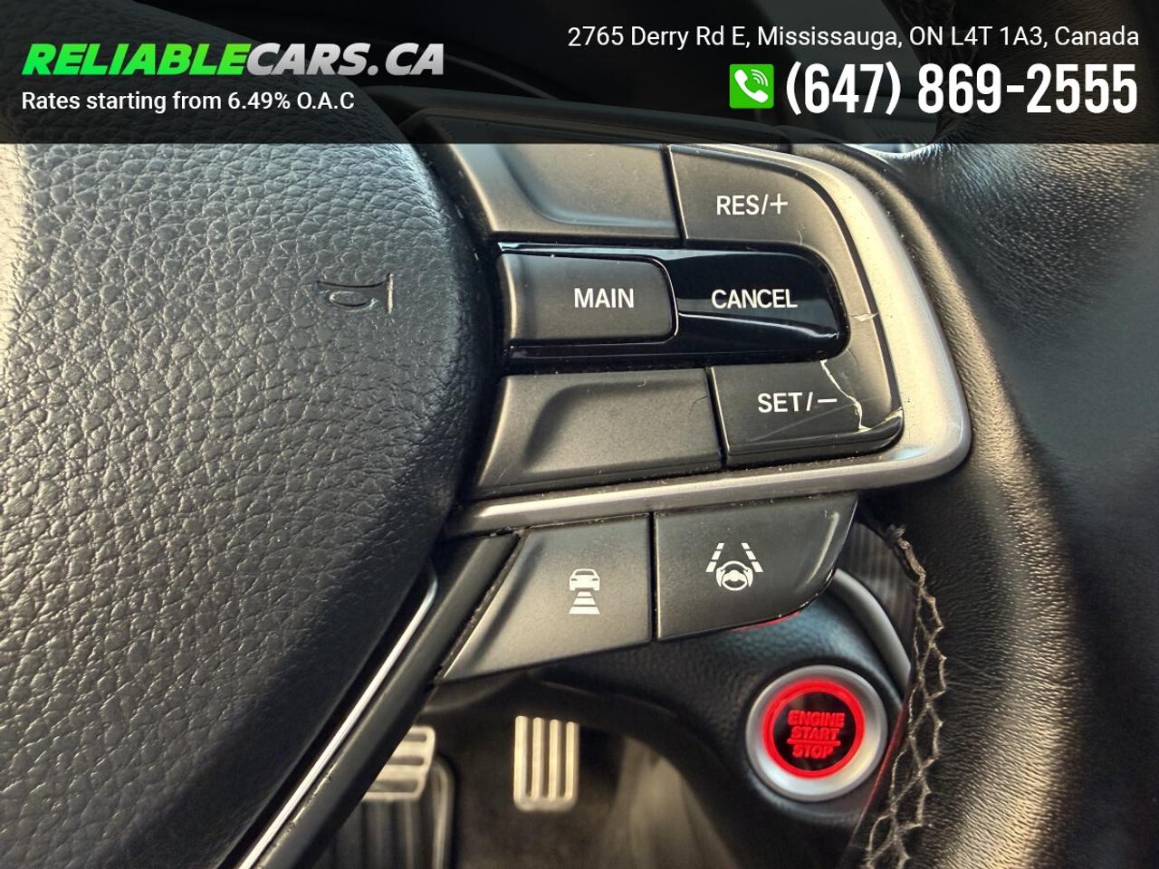 2019 Honda Accord SPORT | No-Accident | Sunroof | Leather Mix | Load Photo