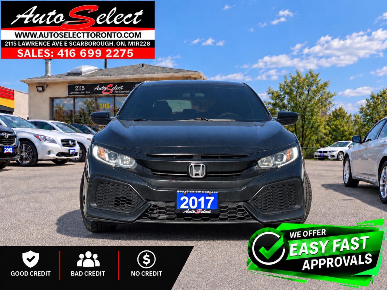 2017 Honda Civic LX **Rare 6 Speed** Backup Camera - Apple Carplay Photo1