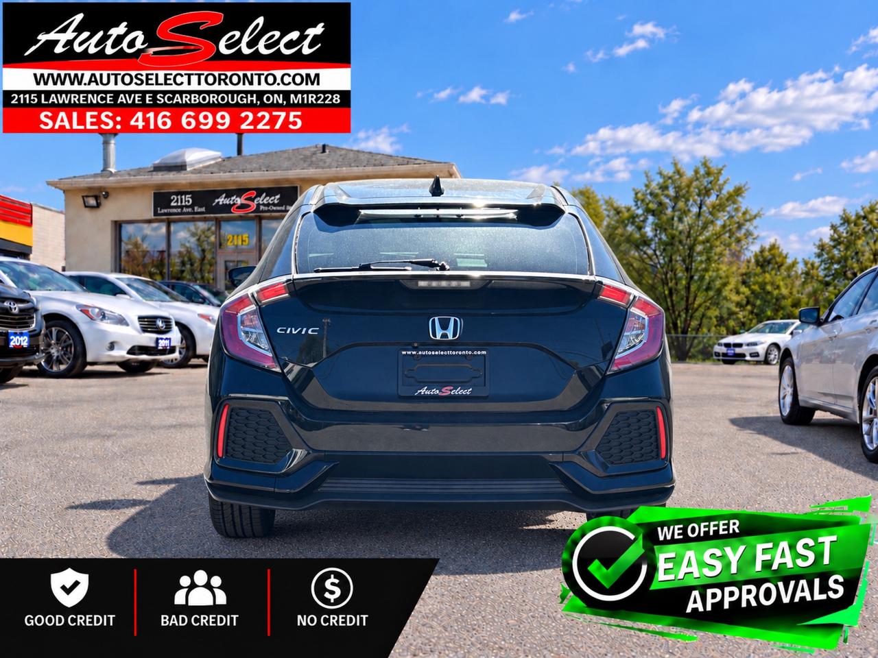 2017 Honda Civic LX **Rare 6 Speed** Backup Camera - Apple Carplay Photo4