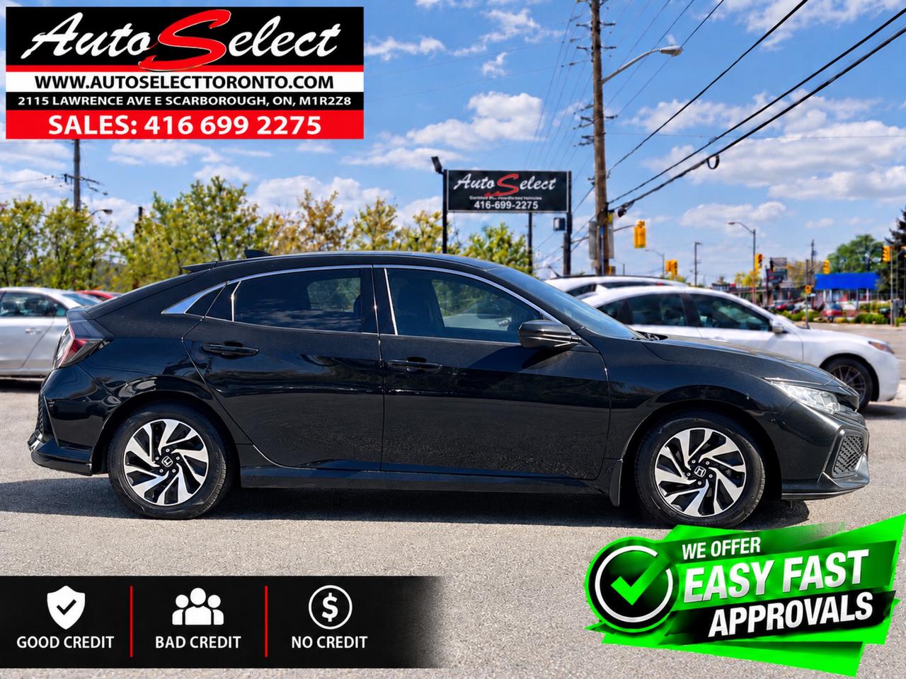 2017 Honda Civic LX **Rare 6 Speed** Backup Camera - Apple Carplay Photo