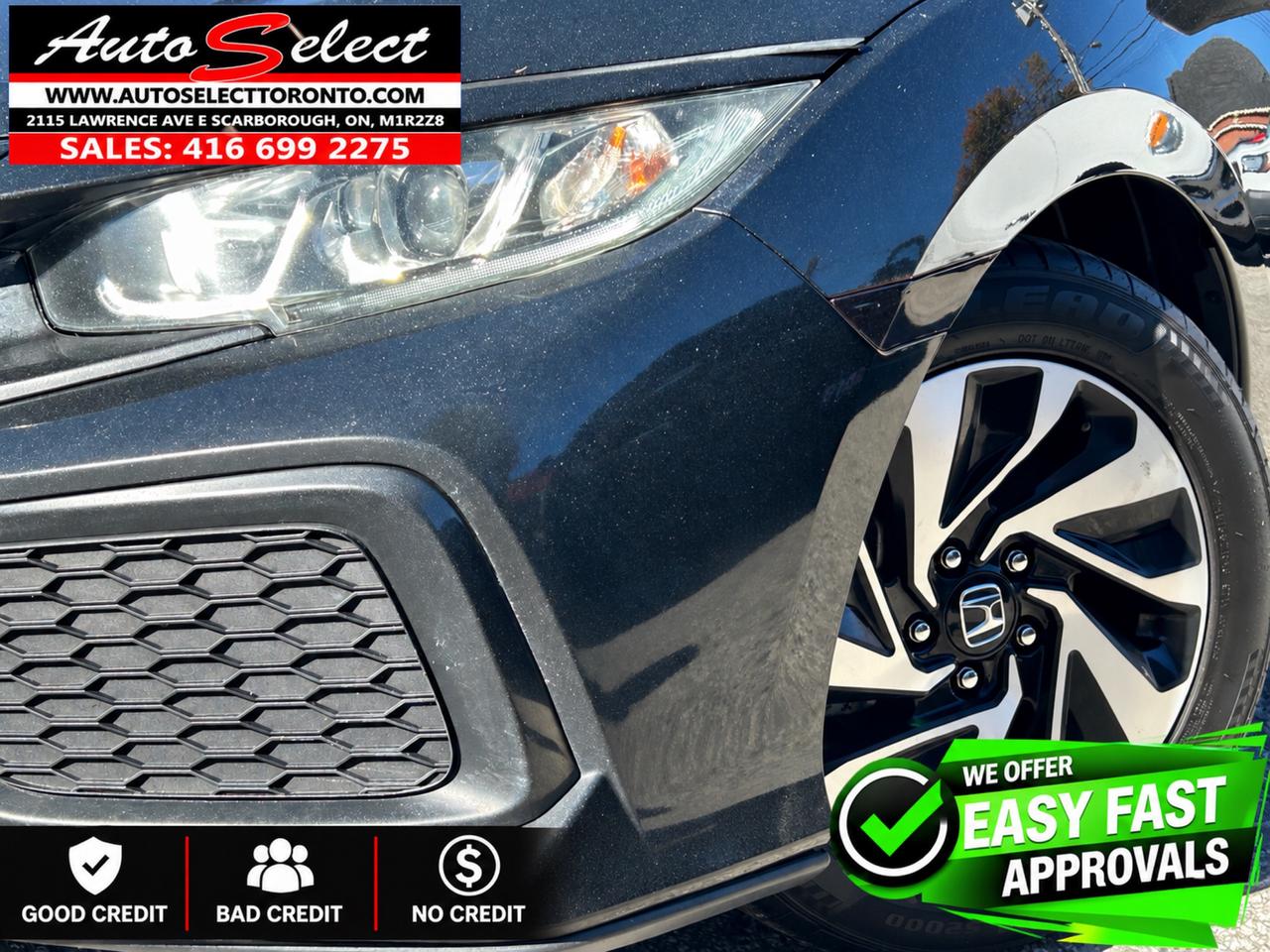 2017 Honda Civic LX **Rare 6 Speed** Backup Camera - Apple Carplay Photo