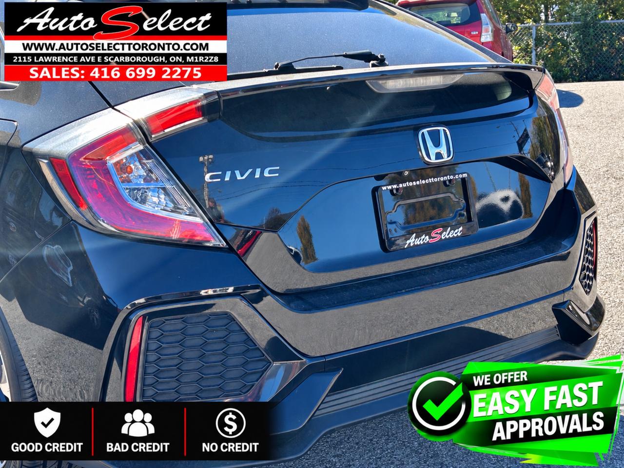 2017 Honda Civic LX **Rare 6 Speed** Backup Camera - Apple Carplay Photo