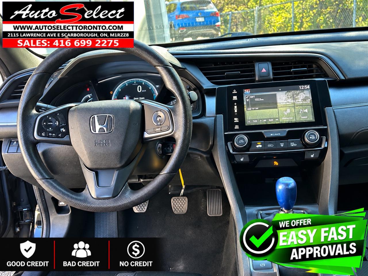2017 Honda Civic LX **Rare 6 Speed** Backup Camera - Apple Carplay Photo