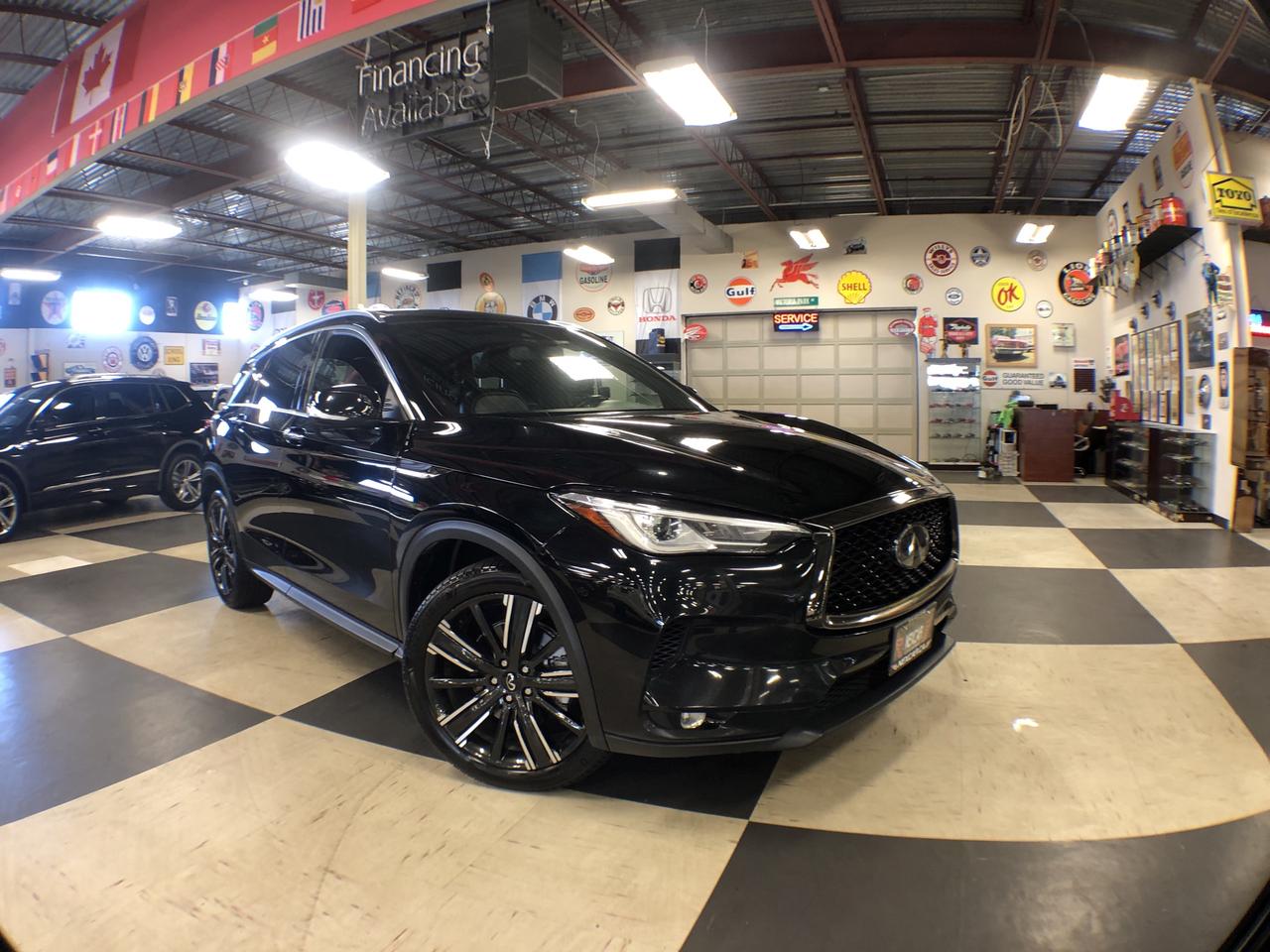 2021 Infiniti QX50 LUXE AWD LEATHER P/SUNROOF NAV B/SPOT CAMERA