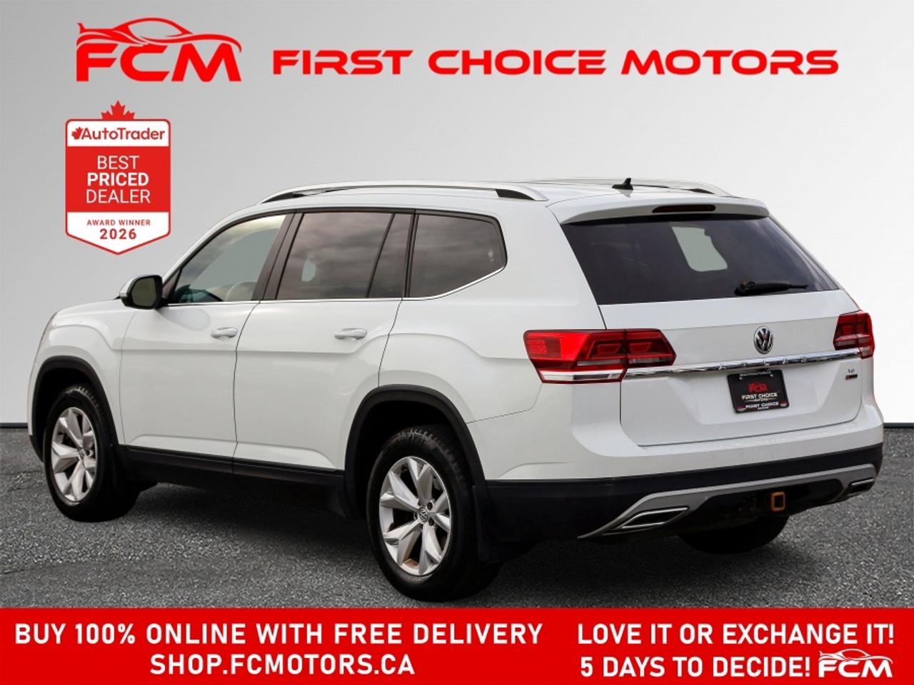 2018 Volkswagen Atlas COMFORTLINE 4MOTION | FULLY CERTIFIED WITH WARRANT Photo