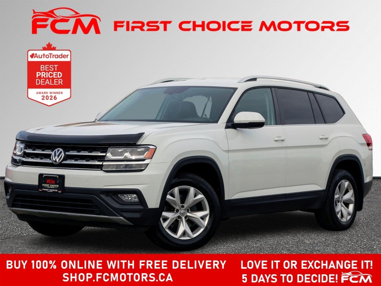 2018 Volkswagen Atlas COMFORTLINE 4MOTION | FULLY CERTIFIED WITH WARRANT Photo0