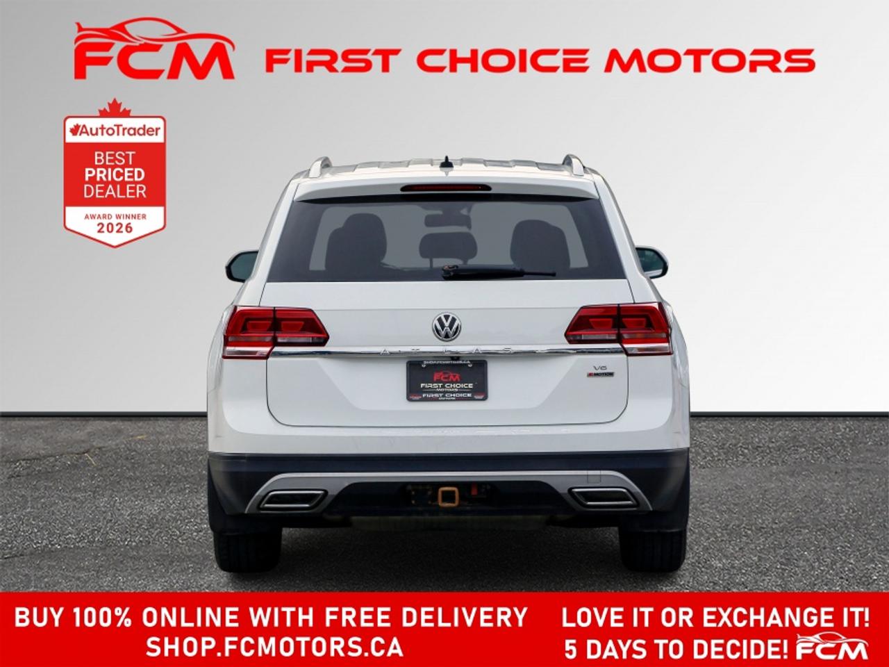 2018 Volkswagen Atlas COMFORTLINE 4MOTION | FULLY CERTIFIED WITH WARRANT Photo