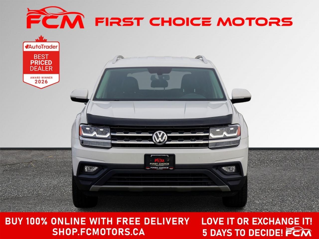 2018 Volkswagen Atlas COMFORTLINE 4MOTION | FULLY CERTIFIED WITH WARRANT Photo