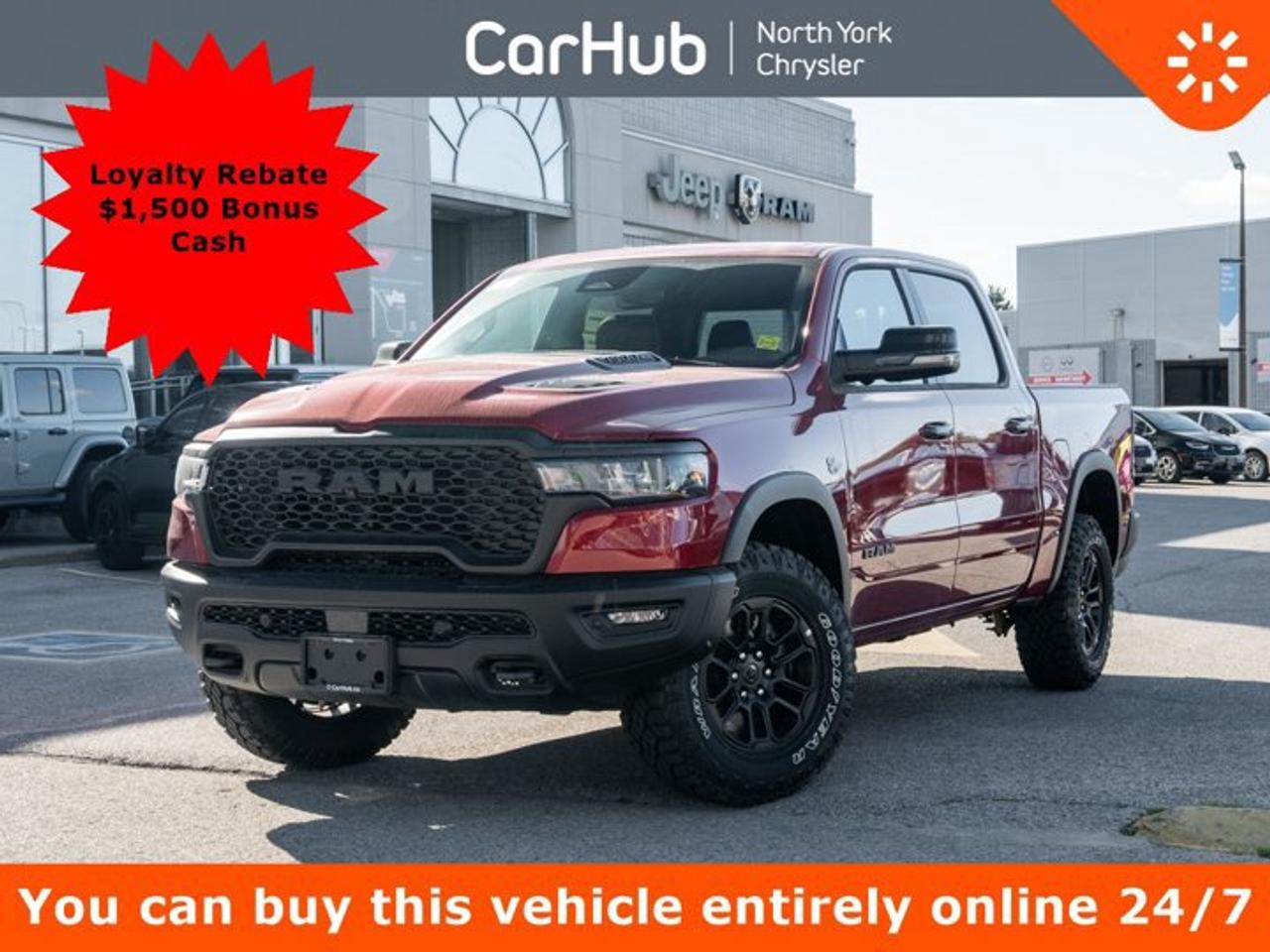 2026 RAM 1500 REBEL 360 Camera Apple CarPlay Android Auto Heated & Vented Seats Power Memory Seats Photo0