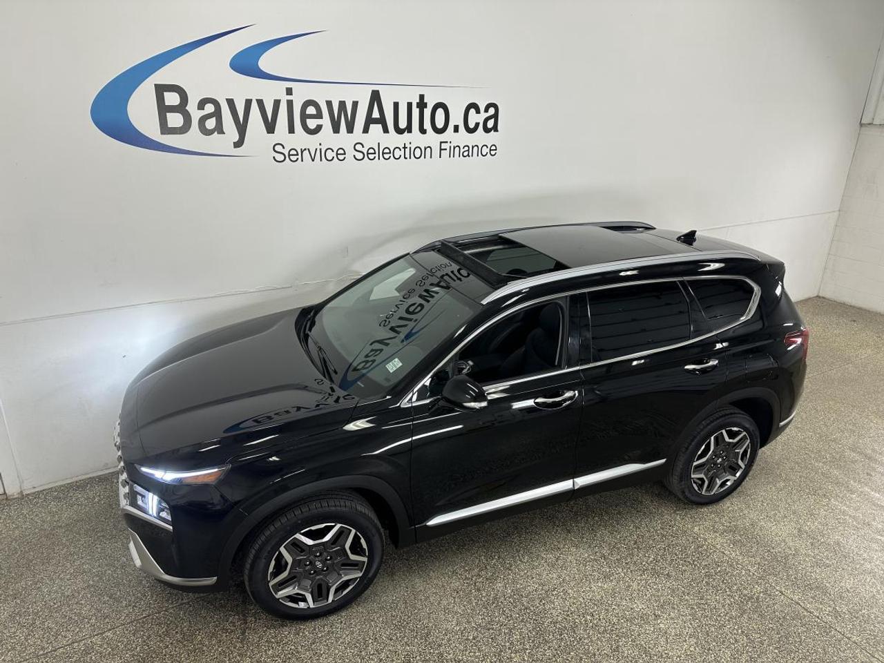 2023 Hyundai Santa Fe HEV Luxury LUXURY/HYBRID/AWD/LEATHER/PANOROOF/NAV/OFF 1 OWNER LEASE! Photo0