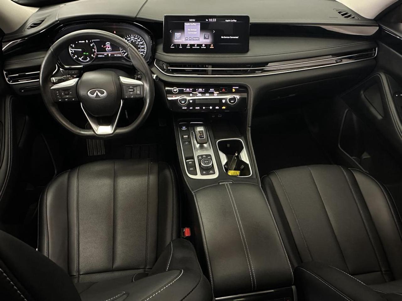 2024 Infiniti QX60 Pure PURE/AWD/7 PASS/LEATHER/PANOROOF/17KM/1 OWNER LEASE RETURN! Photo