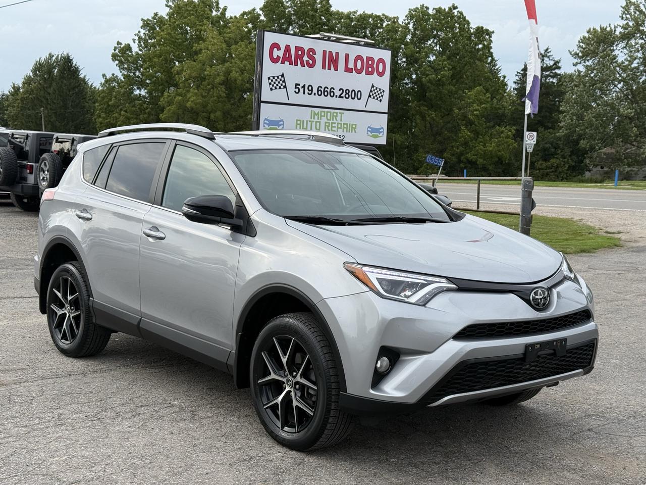 Gray 2018 Toyota RAV4 SUV / Crossover All-Wheel Drive Automatic
