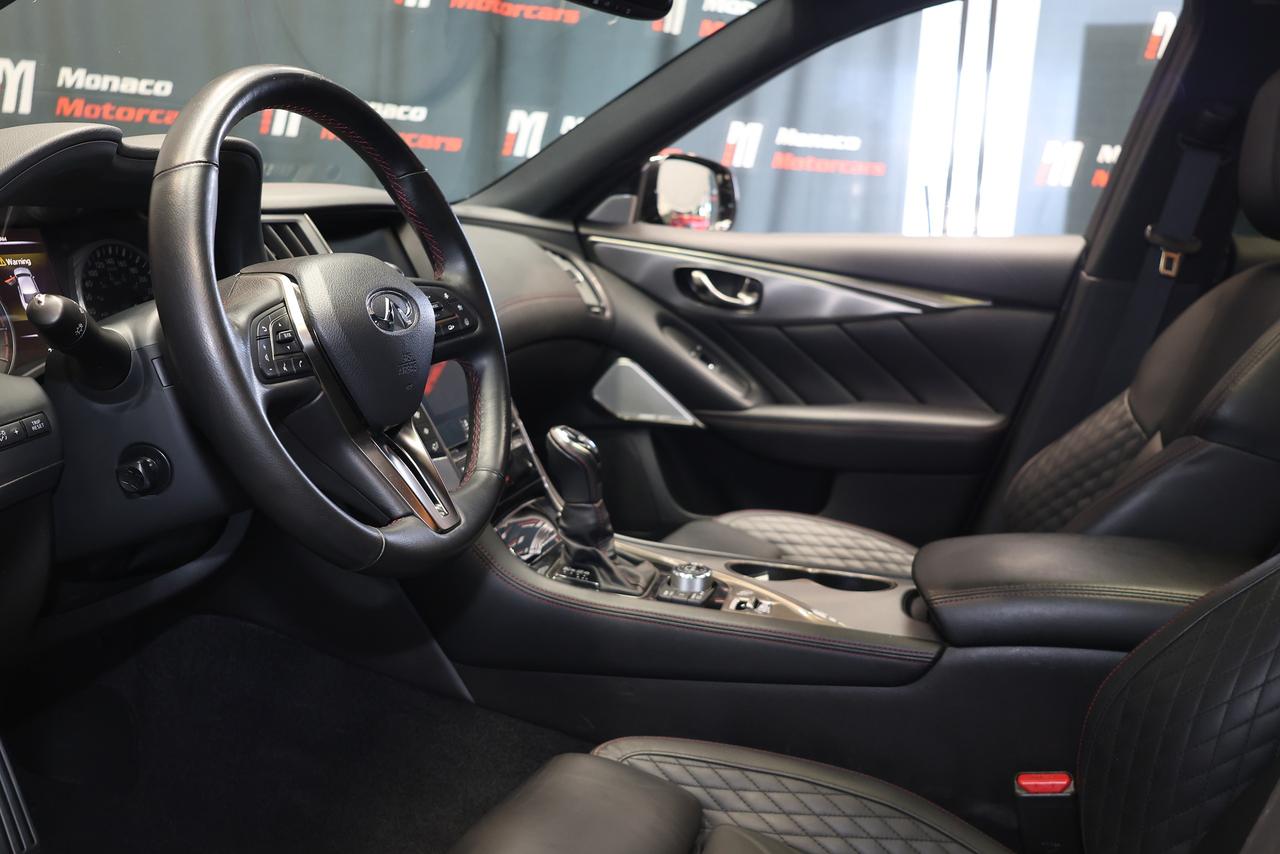 2023 Infiniti Q50 Red Sport - i-LINE|SUNROOF|NAVI|CAMERA|BLINDSPOT Photo