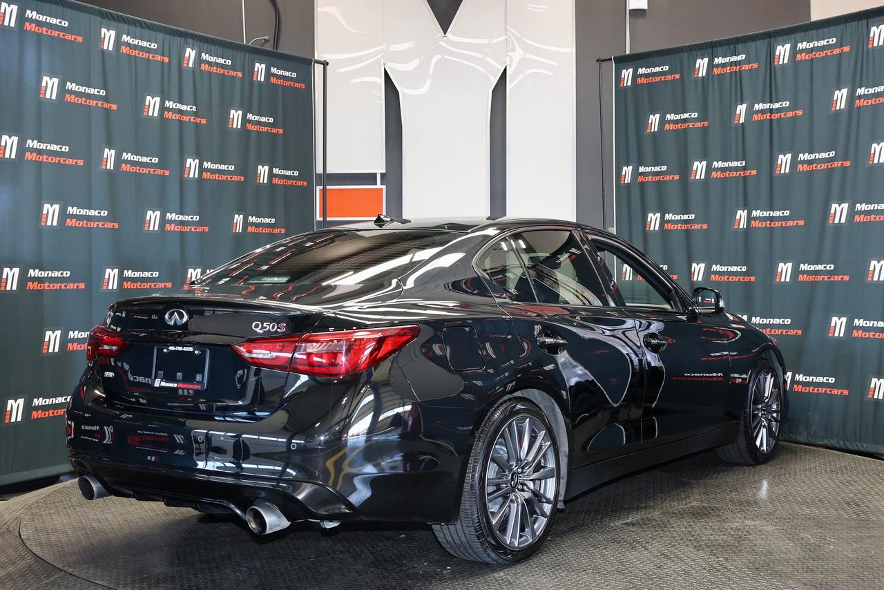 2023 Infiniti Q50 Red Sport - i-LINE|SUNROOF|NAVI|CAMERA|BLINDSPOT Photo