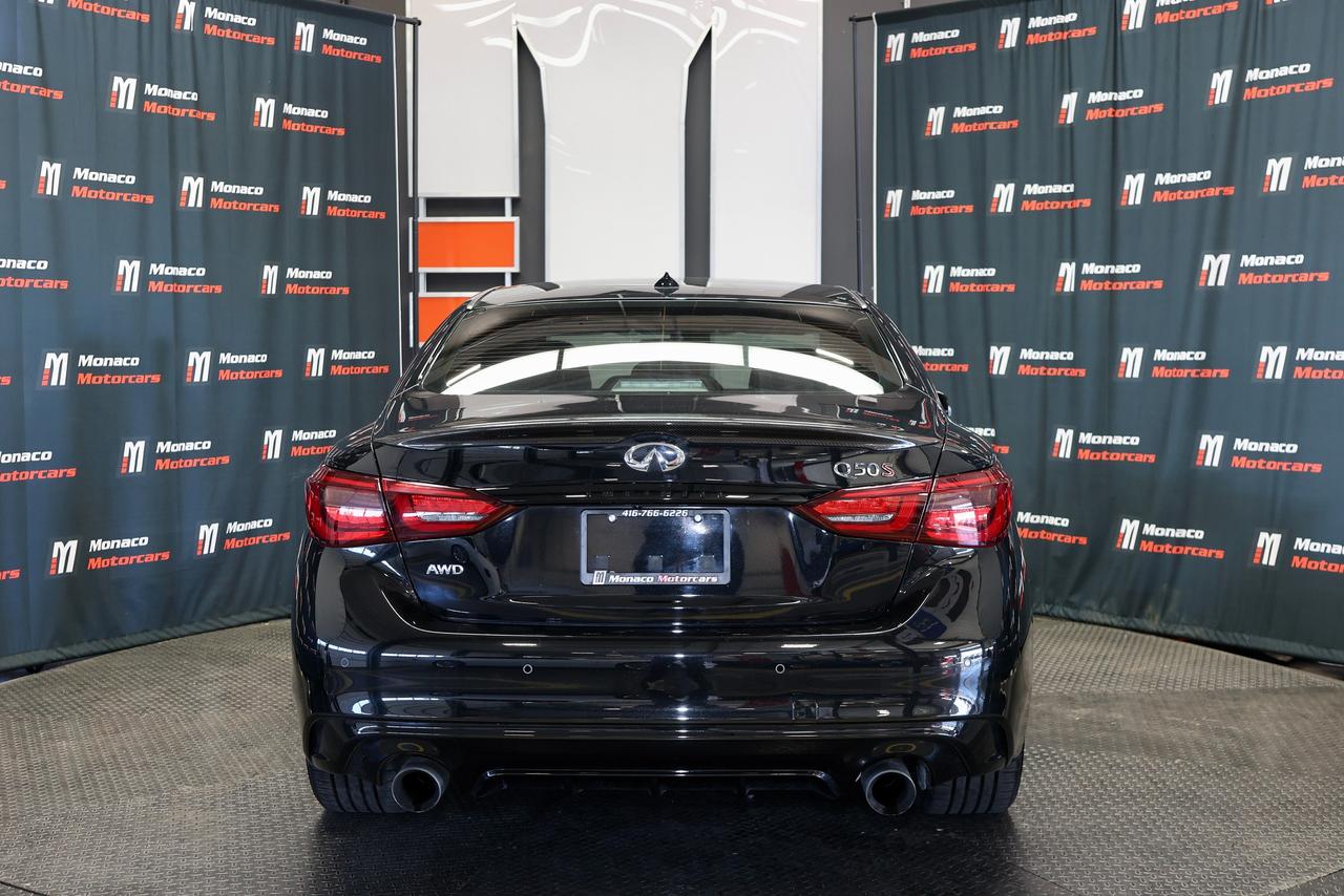 2023 Infiniti Q50 Red Sport - i-LINE|SUNROOF|NAVI|CAMERA|BLINDSPOT Photo