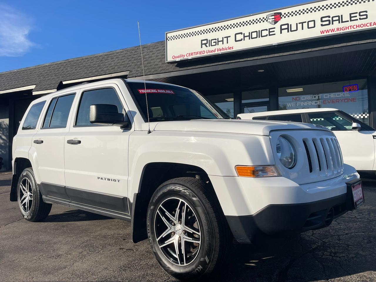 White 2016 Jeep Patriot SUV / Crossover Four-Wheel Drive Manual