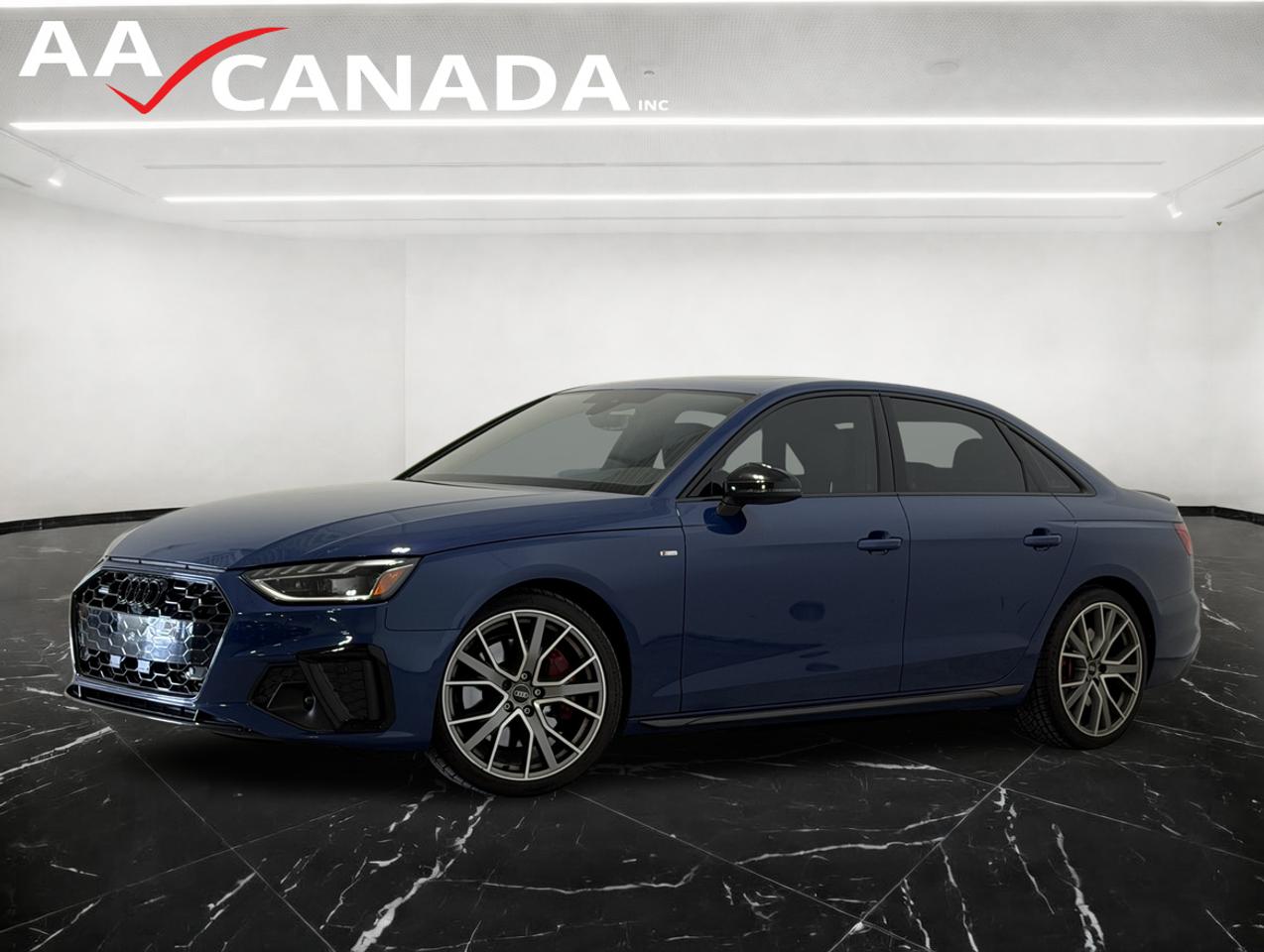Blue 2023 Audi A4 Sedan All-Wheel Drive Automatic