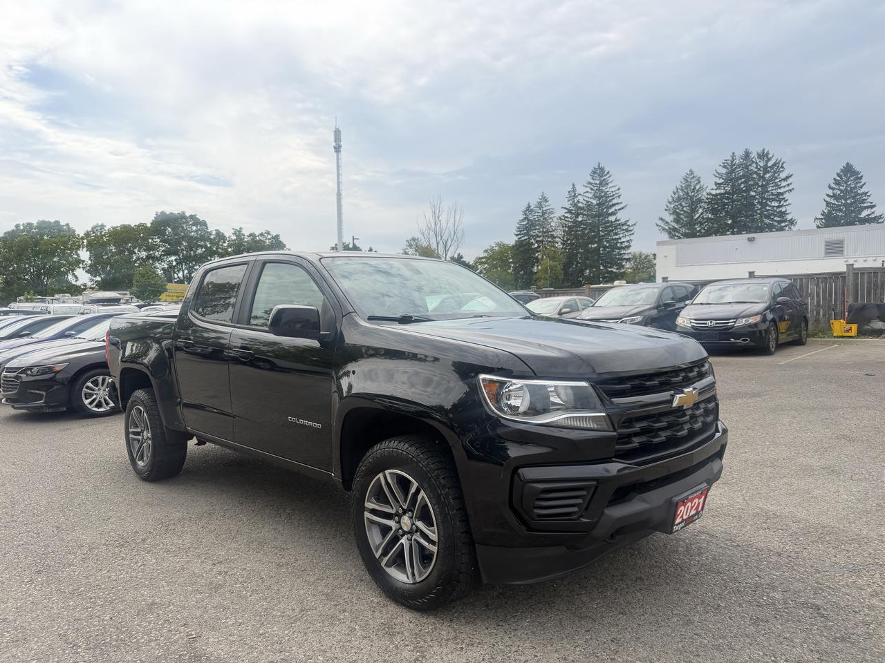 Black 2021 Chevrolet Colorado Pickup Truck Four-Wheel Drive Automatic