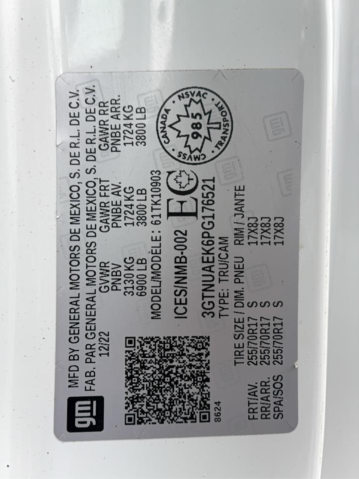 2023 GMC Sierra 1500 4WD Pro Reg Cab  2.7L4cylGas 8'Box Photo