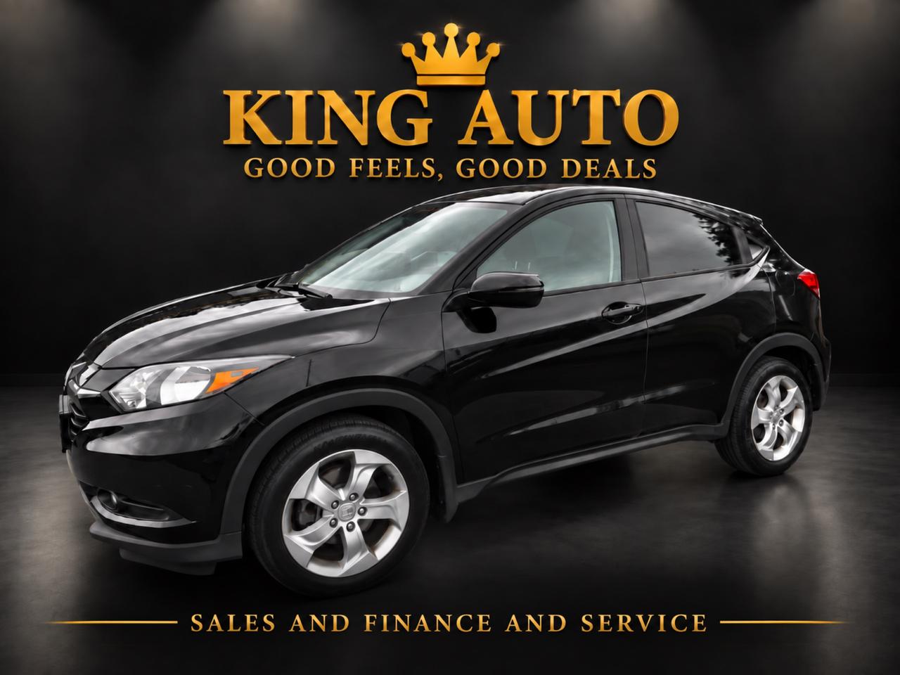 Black 2016 Honda HR-V SUV / Crossover All-Wheel Drive Continuously Variable Transmission