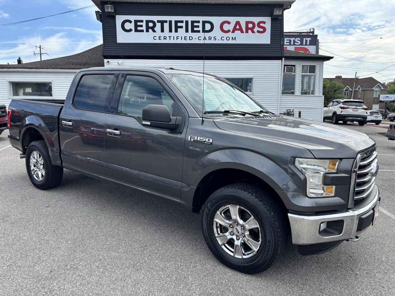 Gray 2016 Ford F-150 Pickup Truck Four-Wheel Drive Automatic