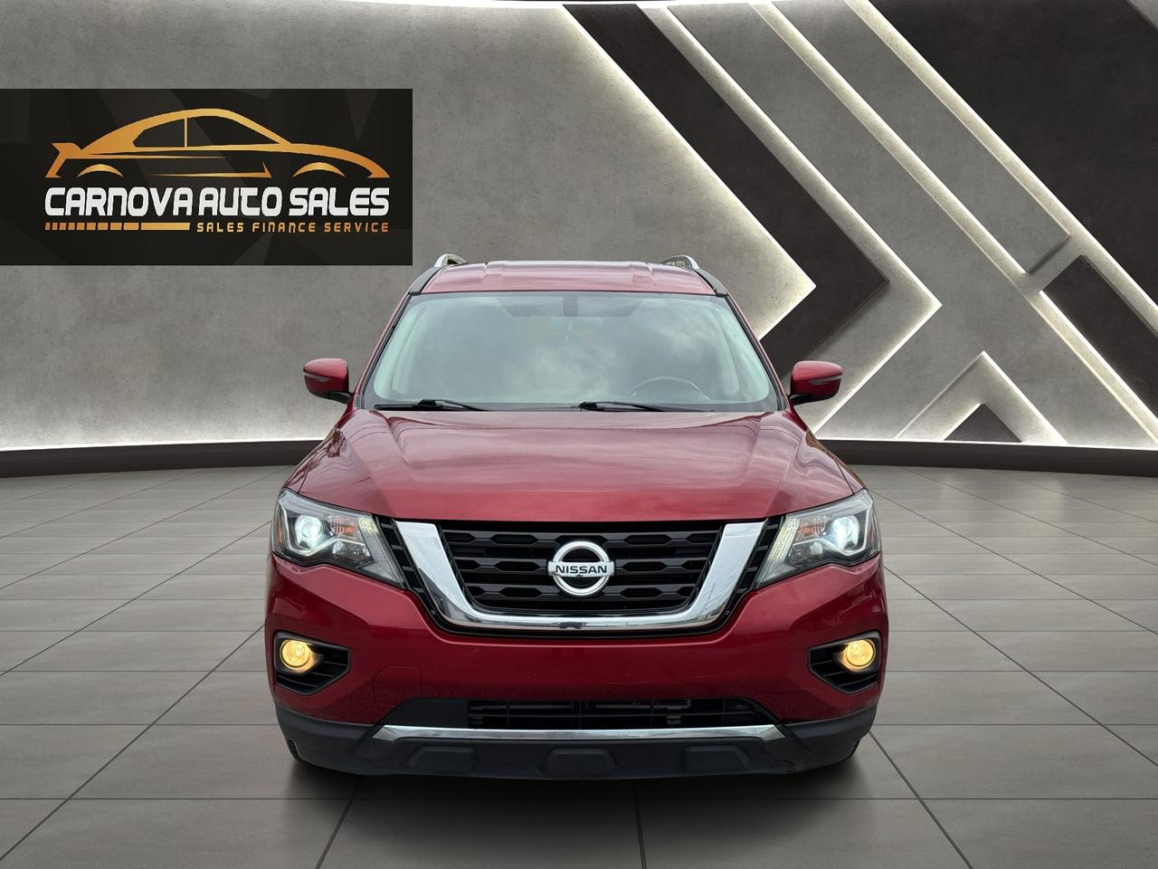 2019 Nissan Pathfinder SV Tech 7 Passenger 4WD+CLEAN CARFAX+GPS Photo