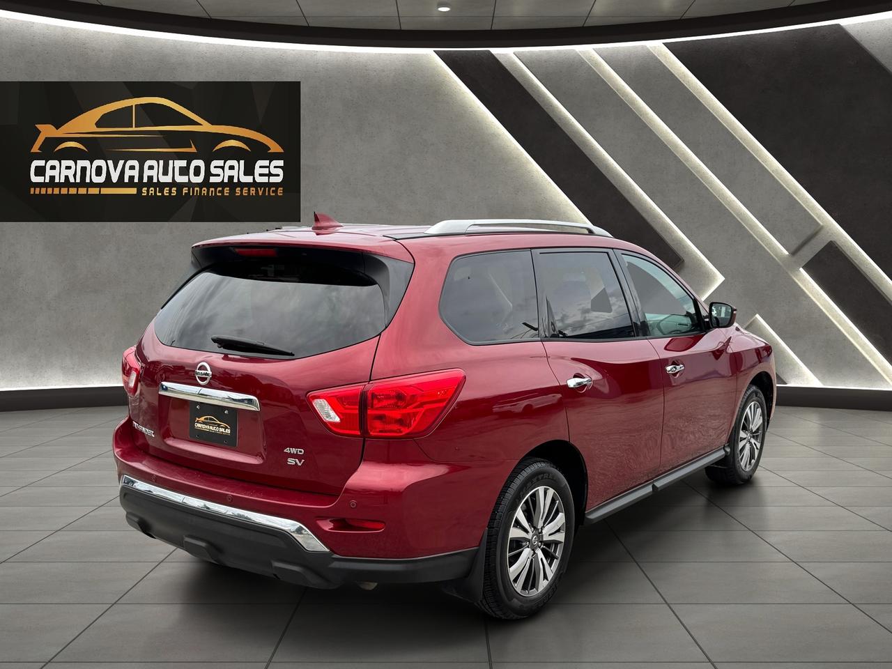 2019 Nissan Pathfinder SV Tech 7 Passenger 4WD+CLEAN CARFAX+GPS Photo