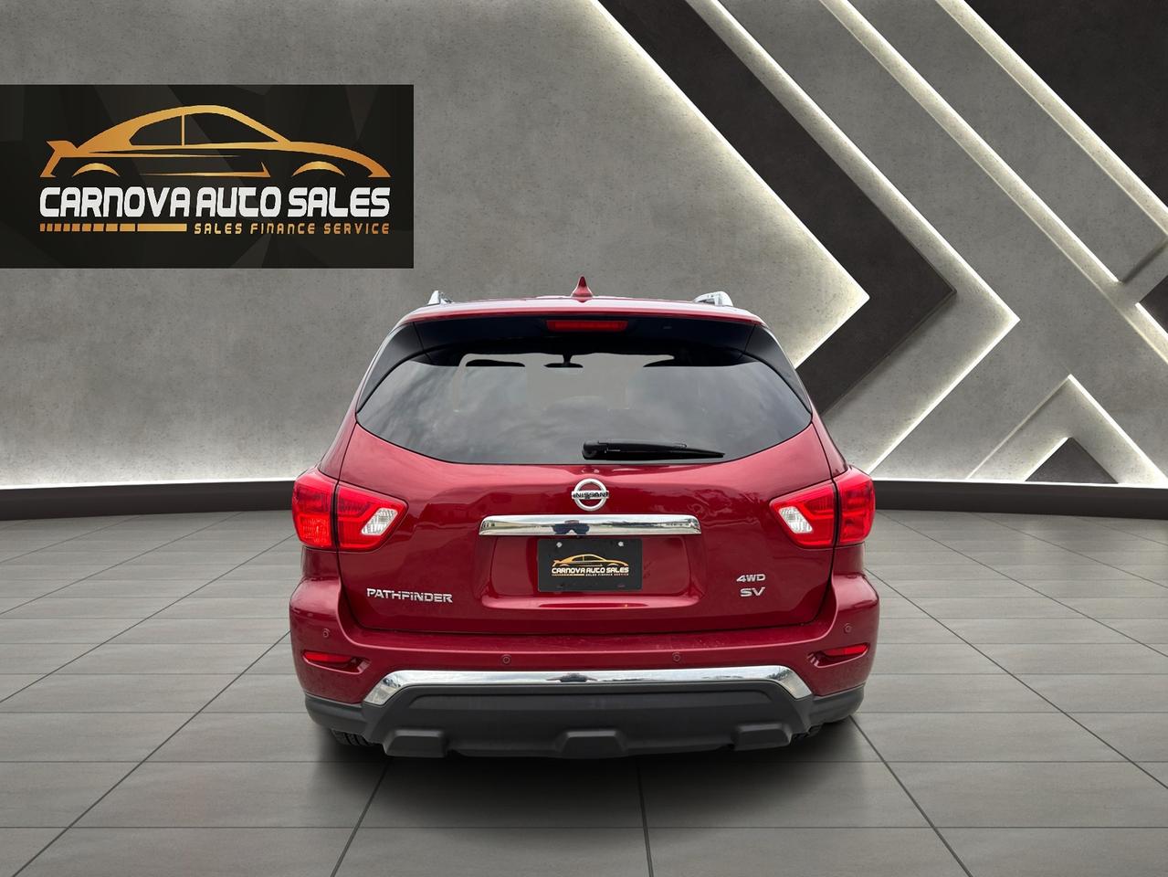 2019 Nissan Pathfinder SV Tech 7 Passenger 4WD+CLEAN CARFAX+GPS Photo