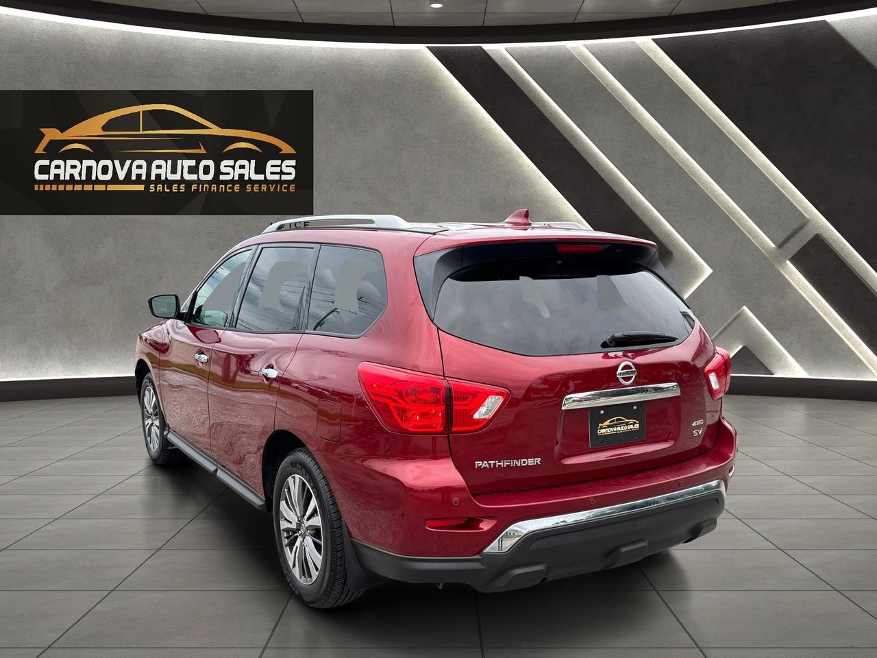 2019 Nissan Pathfinder SV Tech 7 Passenger 4WD+CLEAN CARFAX+GPS Photo