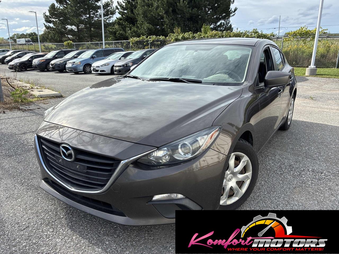 Gray 2015 Mazda MAZDA3 Hatchback Front-Wheel Drive Automatic