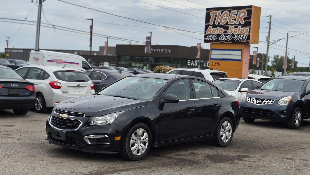 Black 2016 Chevrolet Cruze Sedan Front-Wheel Drive Automatic
