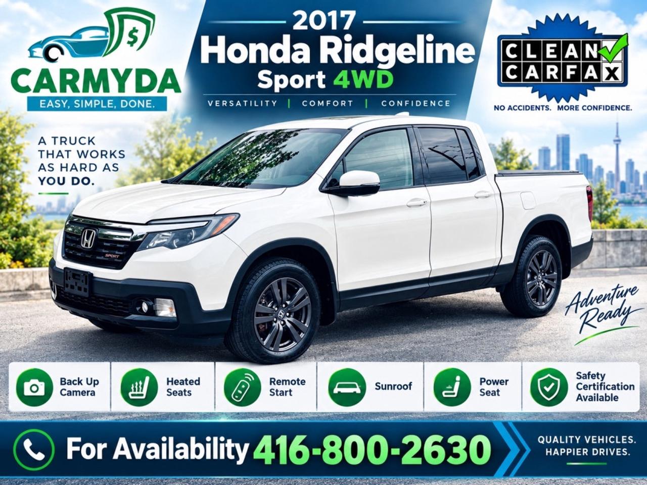 2017 Honda Ridgeline Sport AWD Photo0